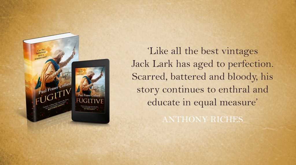 Fugitive Antony Riches quote